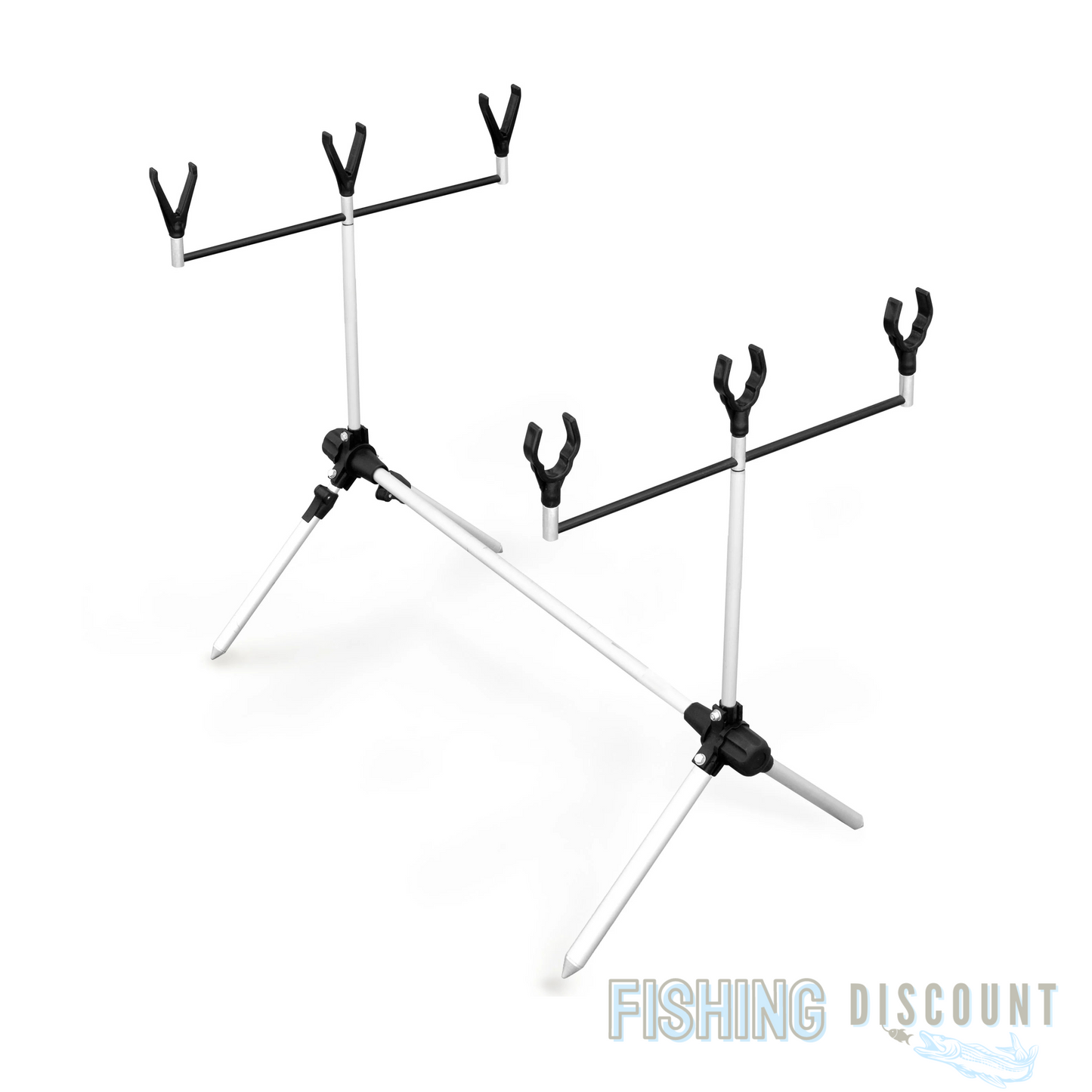 Aluminium Rod Pod | 3 Ruten – leicht & verstellbar inkl. Rutenauflagen