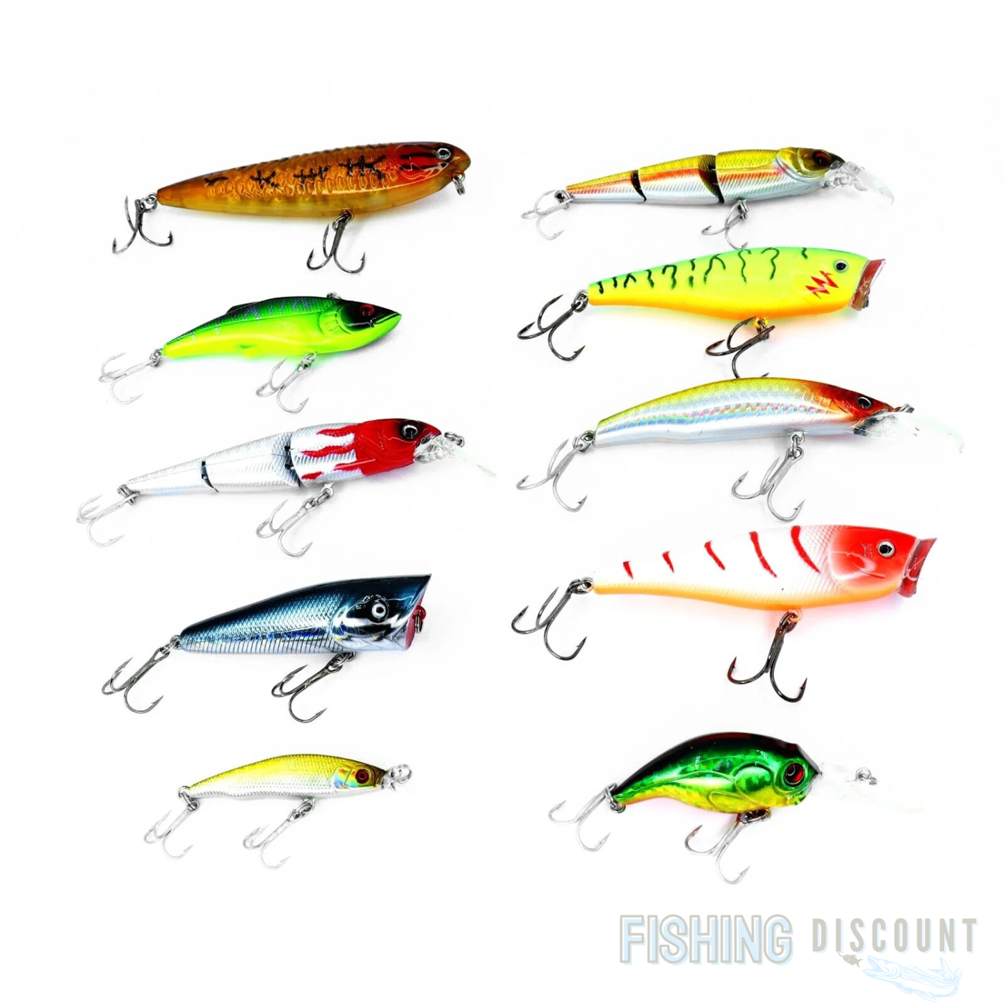 WOBBLER KUNSTKÖDER SET 5 - 10 - 15 TEILIG RAUBFISCH