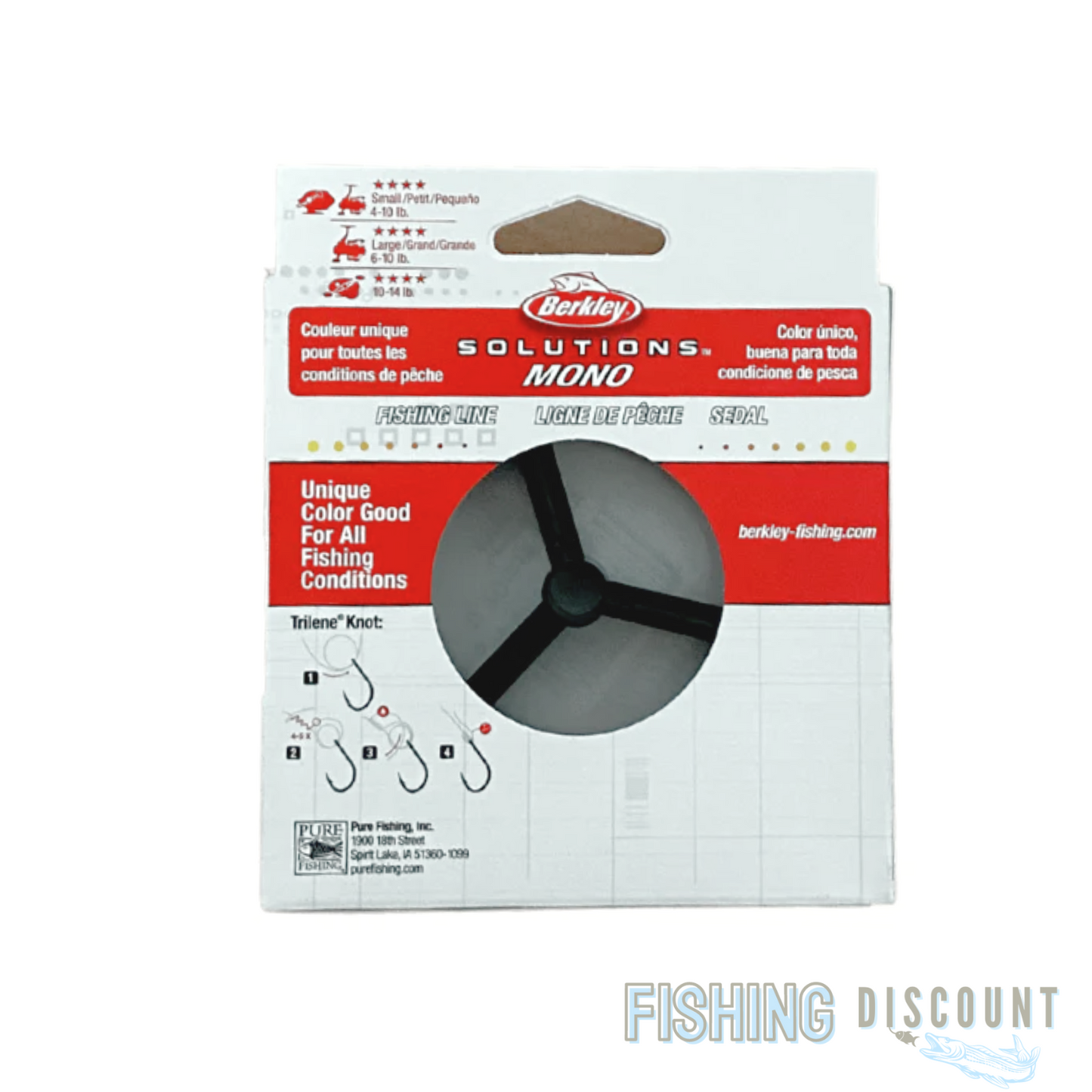 300 m | BERKLEY Solutions MONO SPINN Angelschnur – 0,20–0,26 mm für Spinnrollen