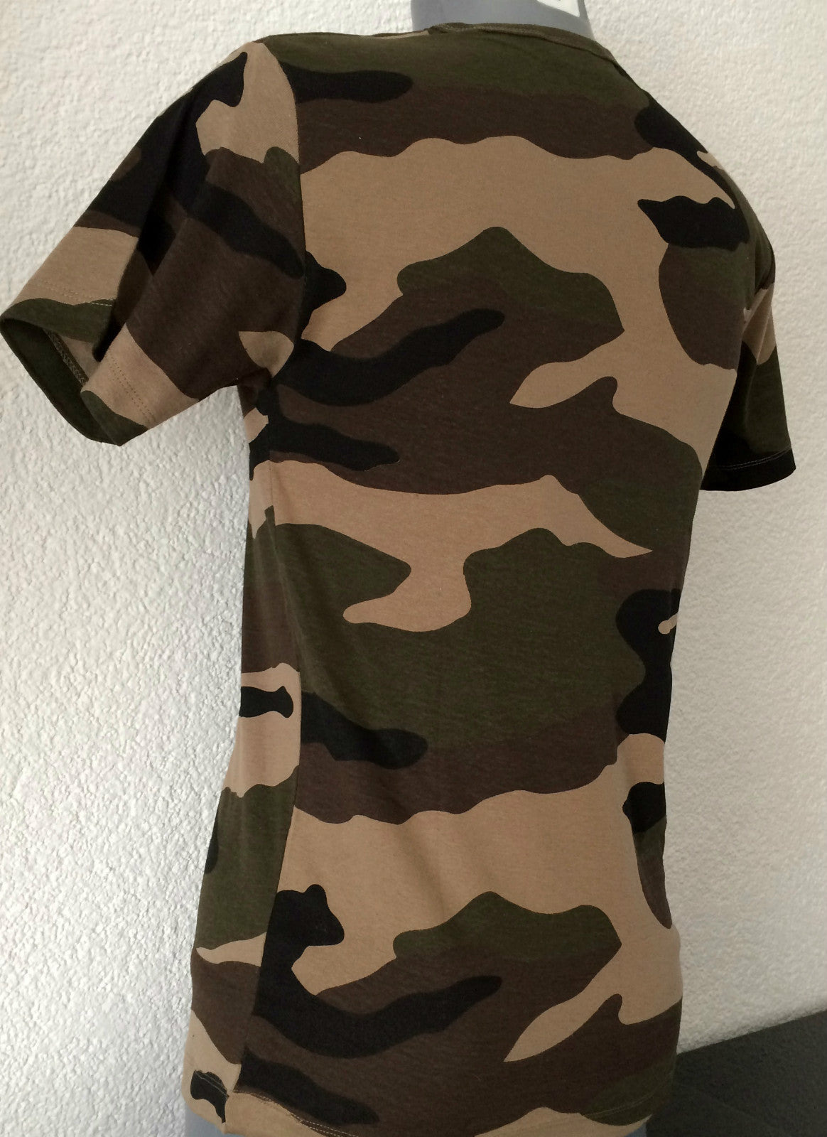 ORIGINAL Army Bw Style T-Shirt MARMINI Flecktarn Angeln Outdoor Gr.M Neu