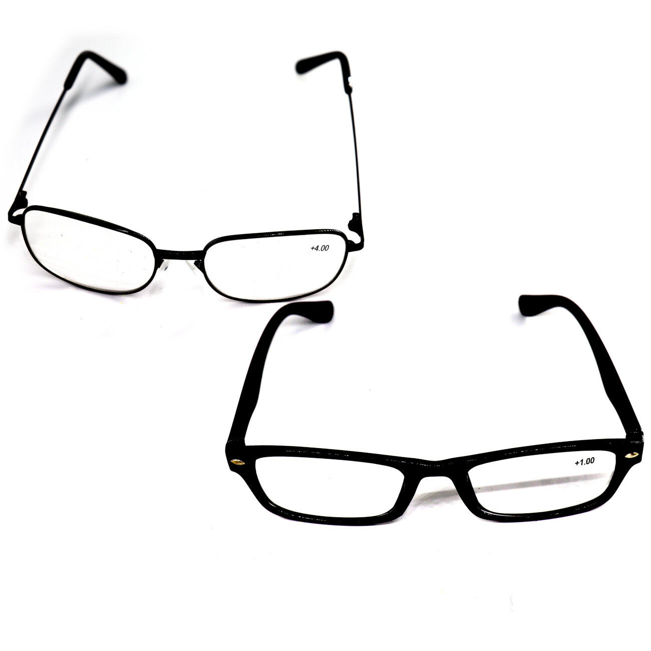 6 x Lesebrille Lesehilfe +2.5 Unisex Moderne Brille ohne Federung u. Kunststoff