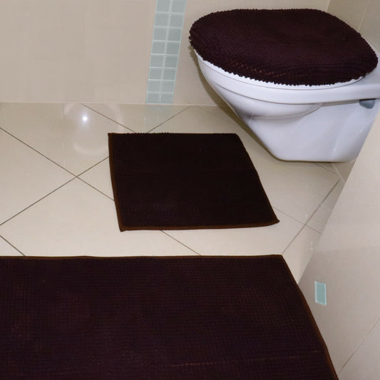 *3tlg Set Bruno Banani Badteppich Badgarnitur Teppich Badematte Toilettenbezug**