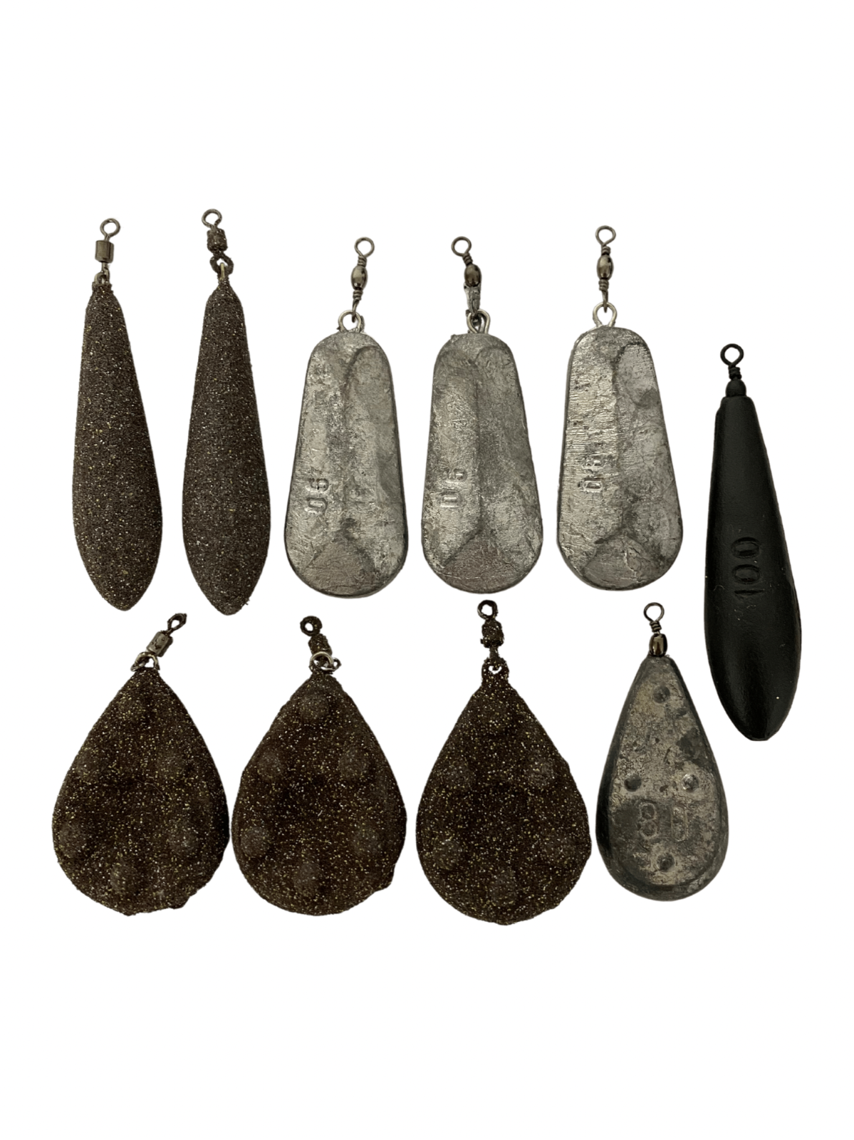 10 - 20 Stück Karpfenblei Grundblei Angelblei Set | 75g 80g 90g 100g 130g
