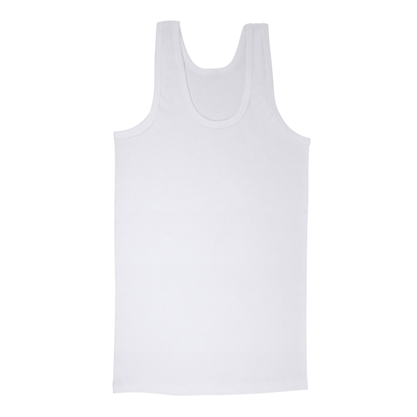 2er Pack Baumwolle Unterhemd Achselhemd Shirt ärmellos weiß 5/M-7/XL