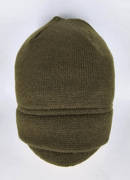 Wolle Mütze Wintermütze Militär Jeep Cap Wollmütze Schirmmütze
