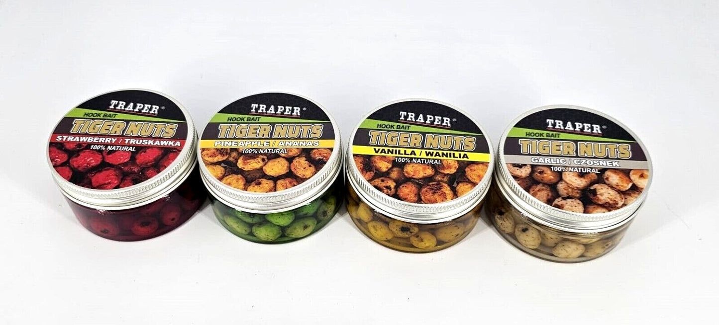 Traper Tigernüsse in Dip in verschiedenen Sorten Tiger Nuts Tigernuss