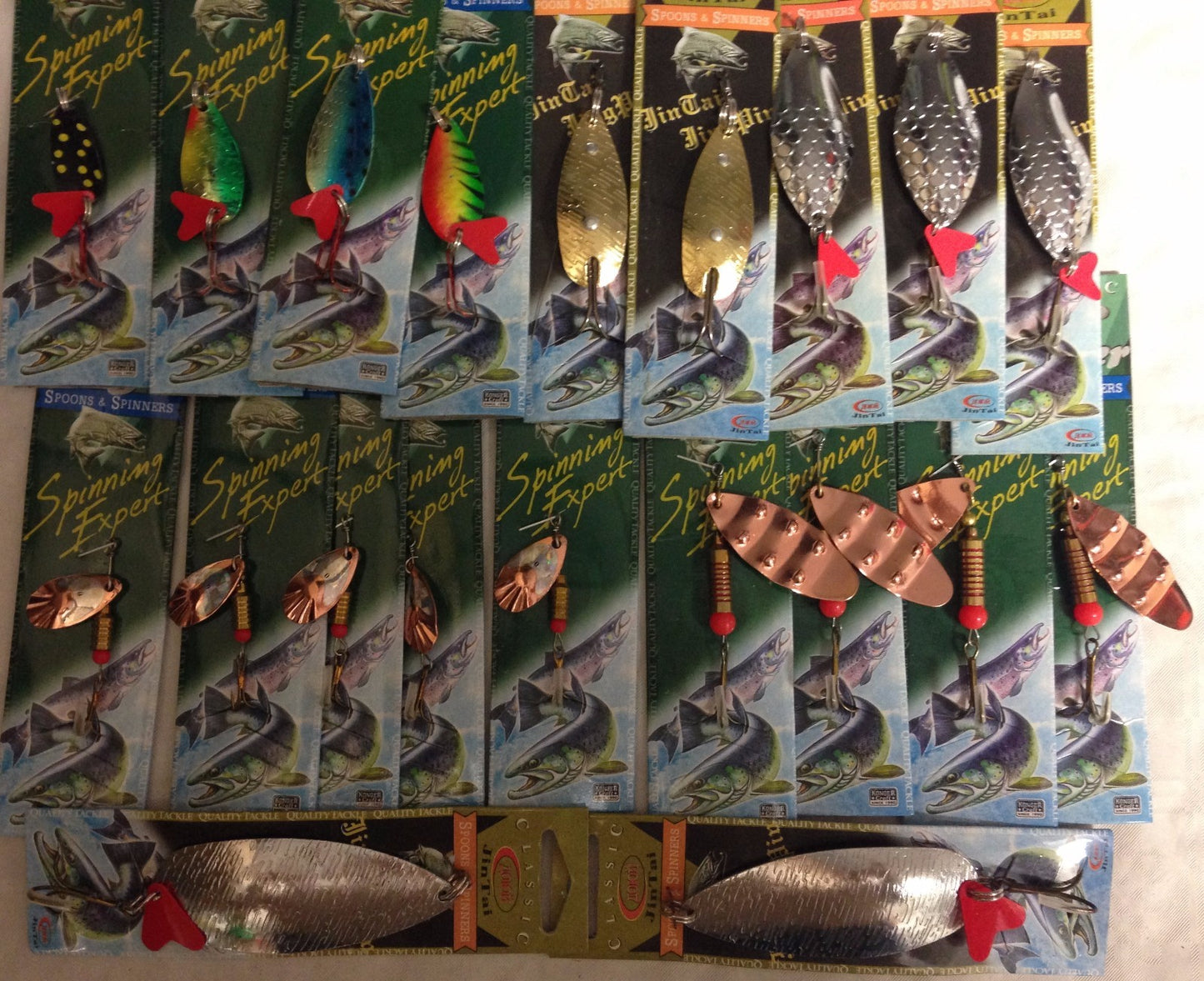 Blinker & Spinner Kunstköder | 10-30 Raubfisch Köder Set