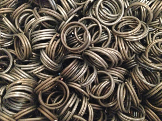 15 -1000 Sprengring Splitring für Wobbler Blinker Jerkbait Swimbait Stahl dunkel