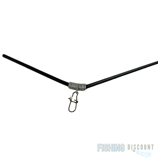 Anti-Tangle Feeder Abstandshalter – Schwarz mit Karabiner 18 cm | 23 cm | 30 cm