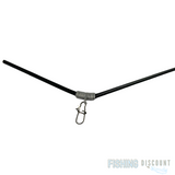 Anti-Tangle Feeder Abstandshalter – Schwarz mit Karabiner 18 cm | 23 cm | 30 cm