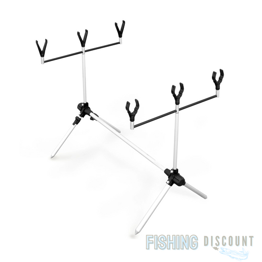 Aluminium Rod Pod | 3 Ruten – leicht & verstellbar inkl. Rutenauflagen