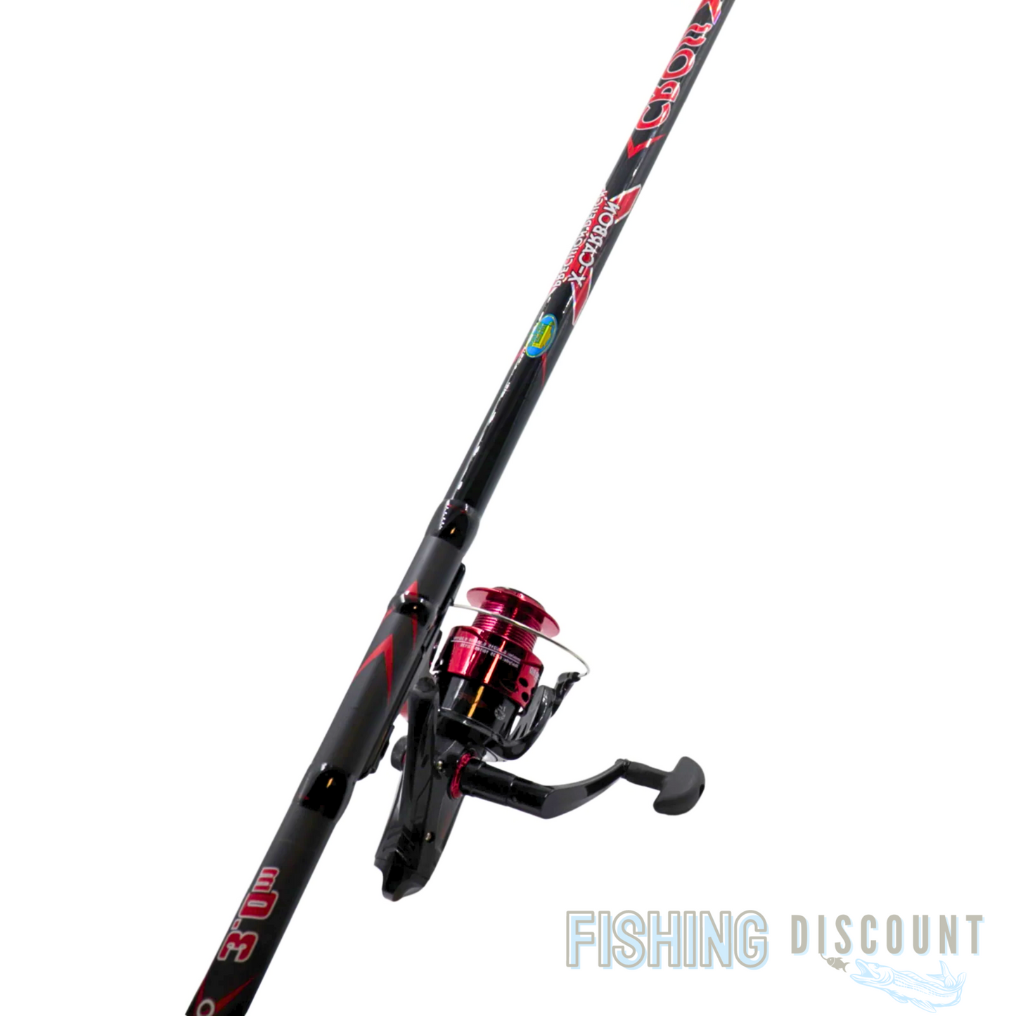 Lineaeffe Cross Carbon Bolo Set 3,00 m + Vigor Mustang RD 30 Rolle