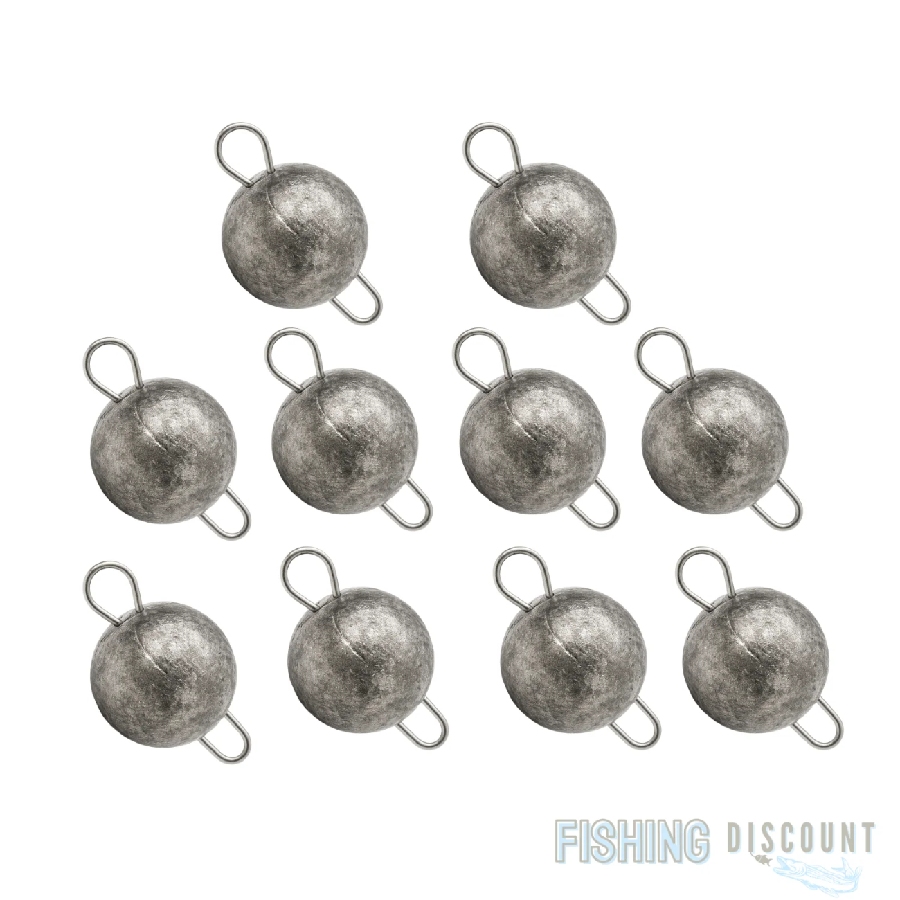 30-100 Stück Jigkopf Set  Bleikopf Bleikugel Angelblei  Cheburaschka  Ungefärbt