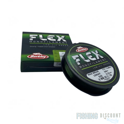 Berkley Flex Monofilament Green | Angelschnur 300 m – 0,10–0,35 mm