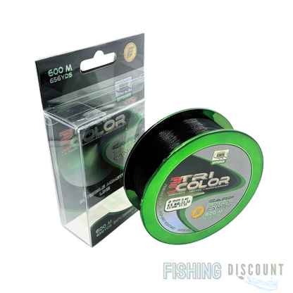 Tricolor Camou Carp Angelschnur | Karpfen & Grundangeln 300m