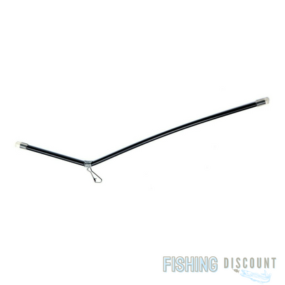 10x Anti-Tangle Feeder Boom – 25 cm Schwarz mit Karabiner