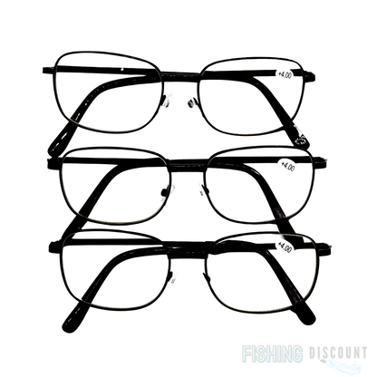 20x Lesebrille Lesehilfe +2,5 10x Kunststoff 10x ohne Federung schwarz unisex