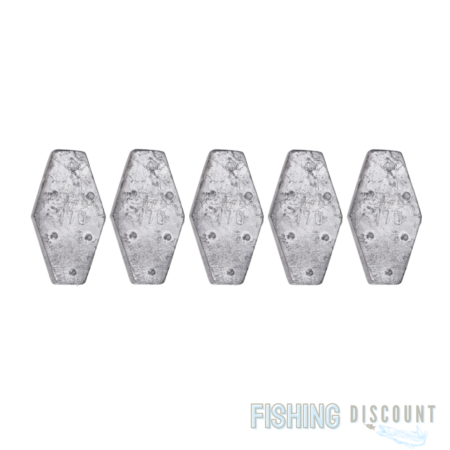 3 - 10 Stück Sargblei Angelblei Grundblei mit/ohne Noppen – 150 g | 170 g | 200 g