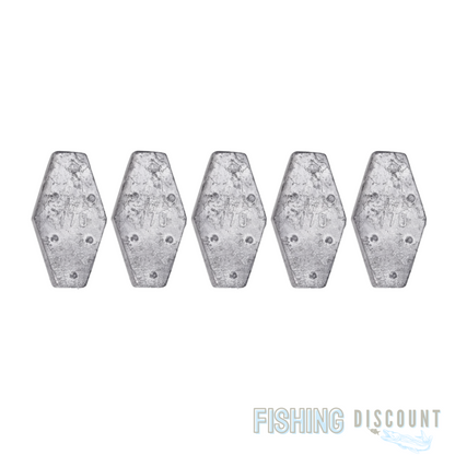 3 - 10 Stück Sargblei Angelblei Grundblei mit/ohne Noppen – 150 g | 170 g | 200 g