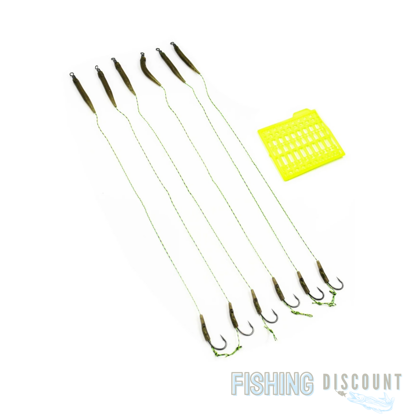 6 Stück Karpfen Fertigmontage Boiliehaken | Rigs mit Haken & Wirbel