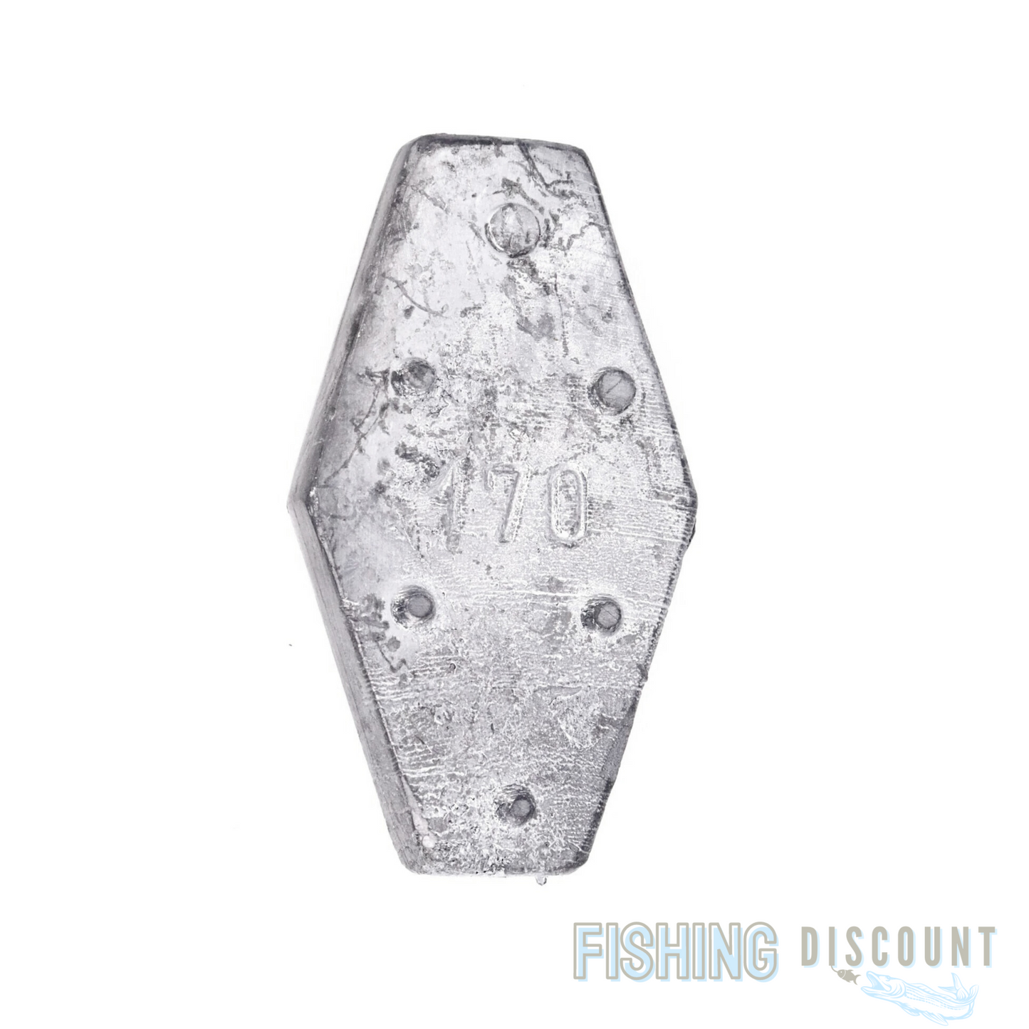 3 - 10 Stück Sargblei Angelblei Grundblei mit/ohne Noppen – 150 g | 170 g | 200 g