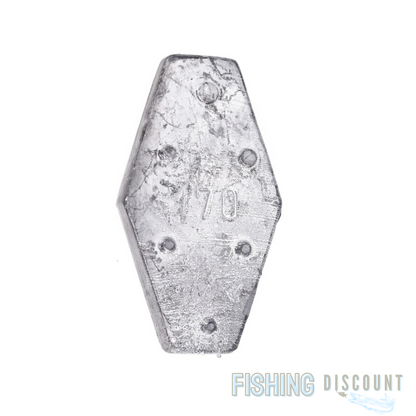 3 - 10 Stück Sargblei Angelblei Grundblei mit/ohne Noppen – 150 g | 170 g | 200 g