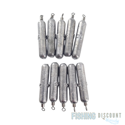 5-10x DropShot Stabblei Free Rig – 3 g | 5 g | 8 g | 10 g | 14 g | 18 g | 20 g | 26 g mit Klemmwirbel