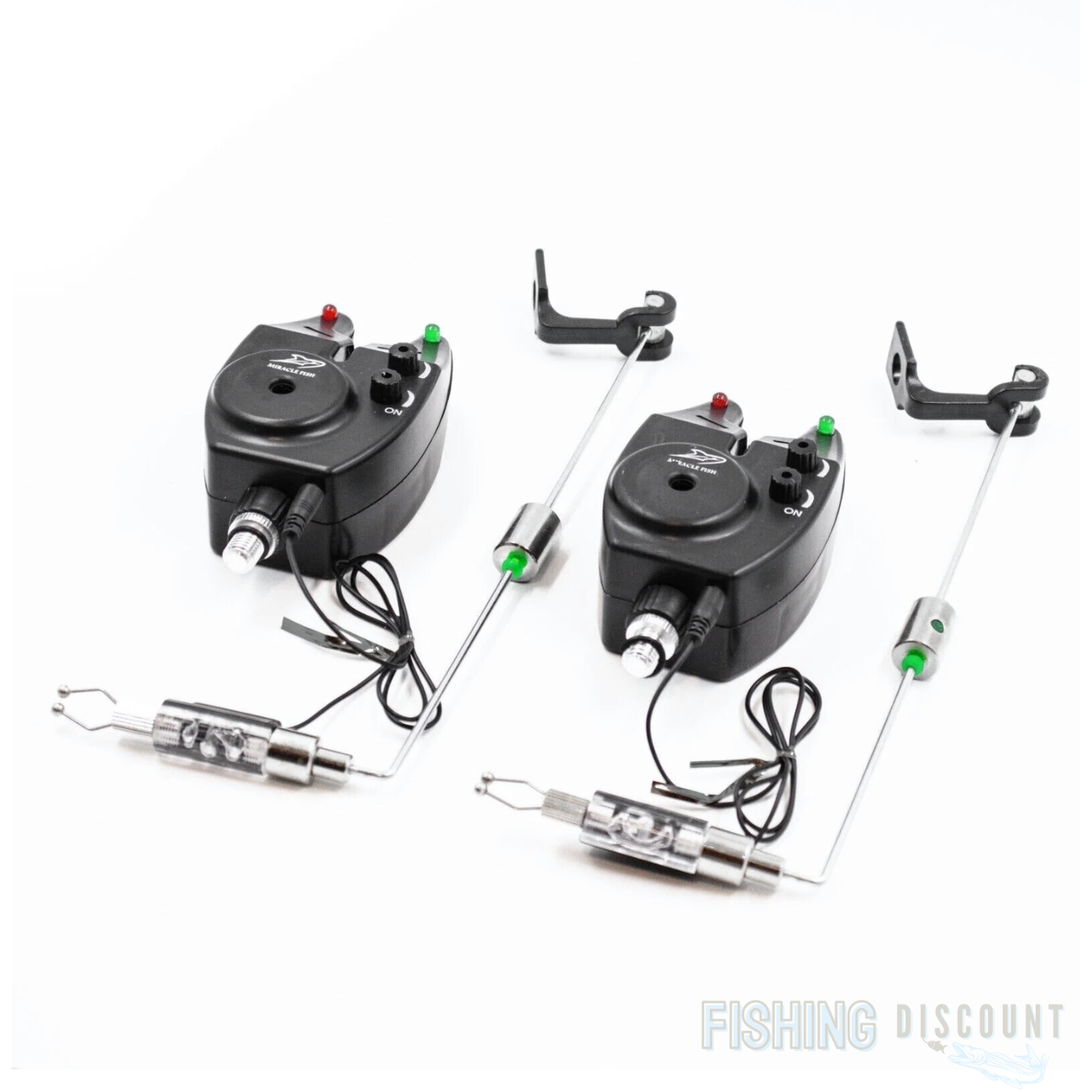 Bissanzeiger Set 2+2 | Elektronisch & mit Swinger – inkl. Batterie & Klinkenstecker