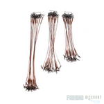60 Stück Stahlvorfach – 15/20/25 cm Wirbel & Karabiner Raubfischvorfach