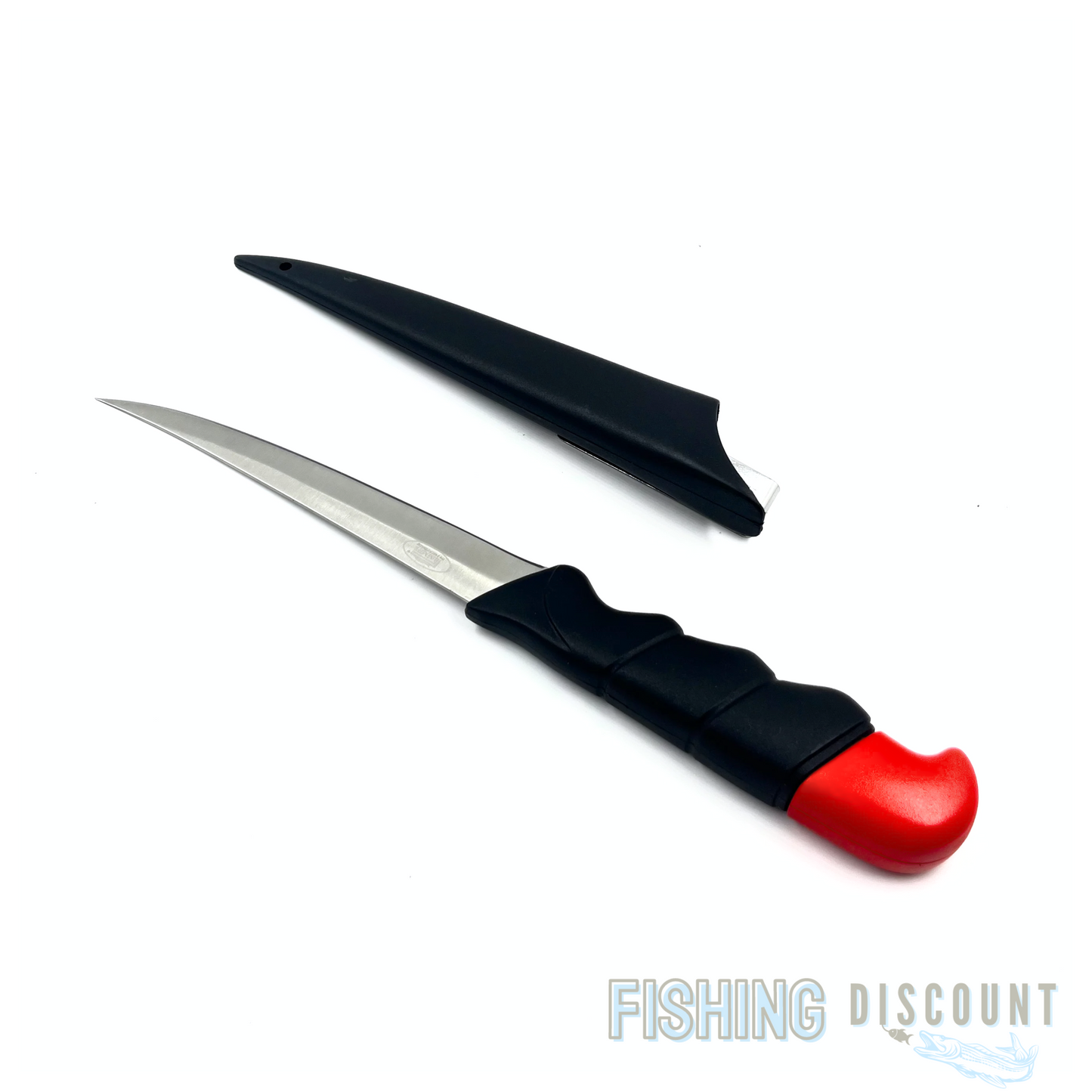 Filetiermesser Fischmesser mit Hülle – 27 cm, rutschfester Griff, inkl. Gürtelschlaufe