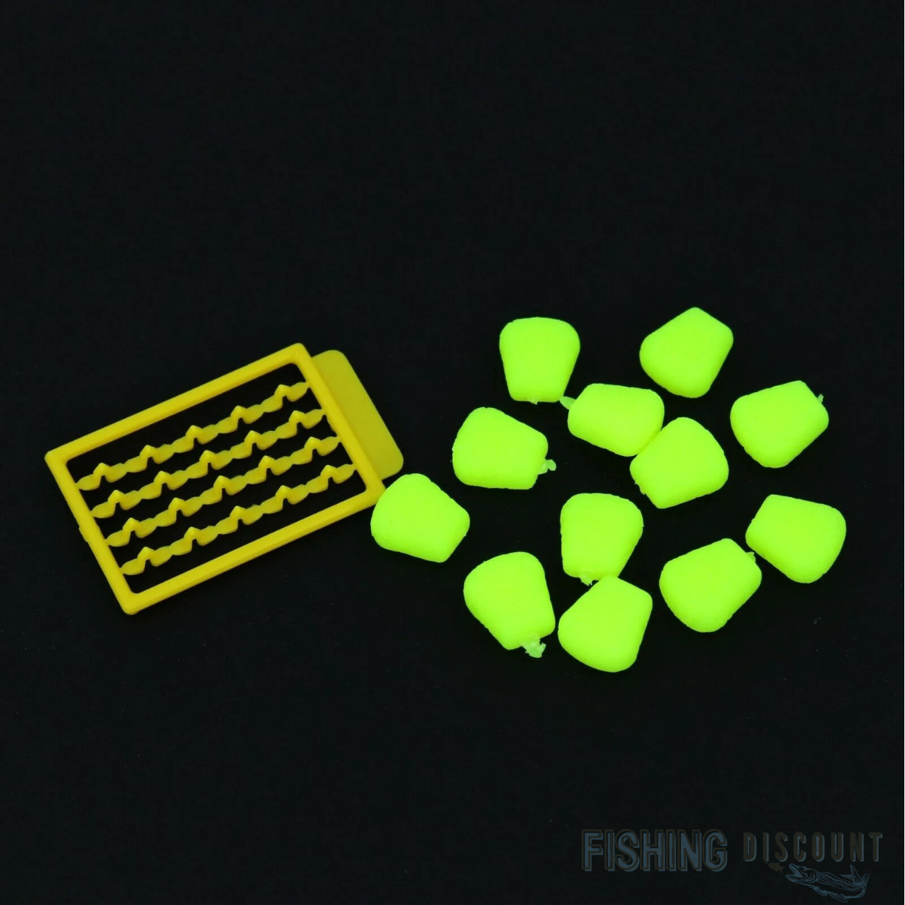 12x Künstlicher Angelmais mit Aroma + 20 Stopper – Pop-Up Schwimmend