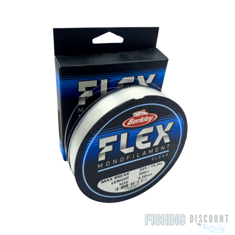 Berkley Flex Monofilament Clear | Angelschnur 300 m – 0,20-0,50mm