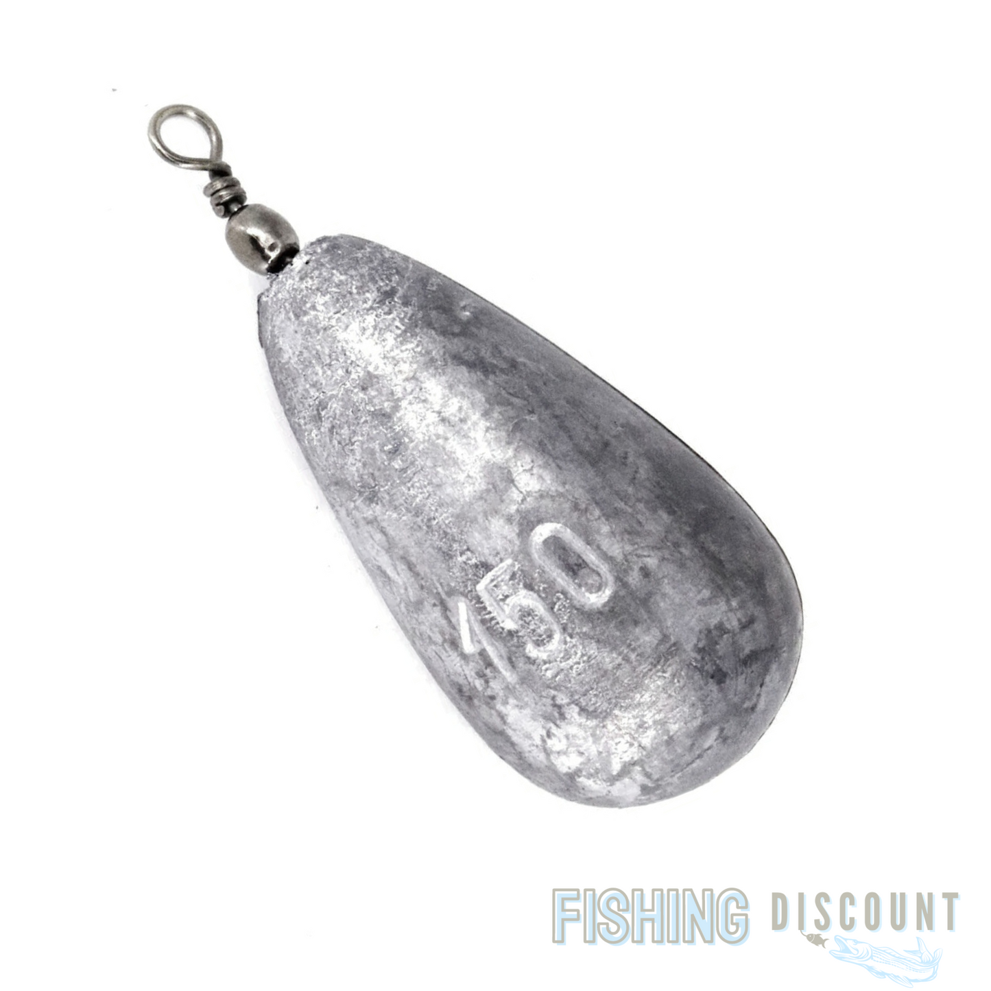 3 - 10 Stück Birnenblei Angelblei Grundblei mit Wirbel – 150 g