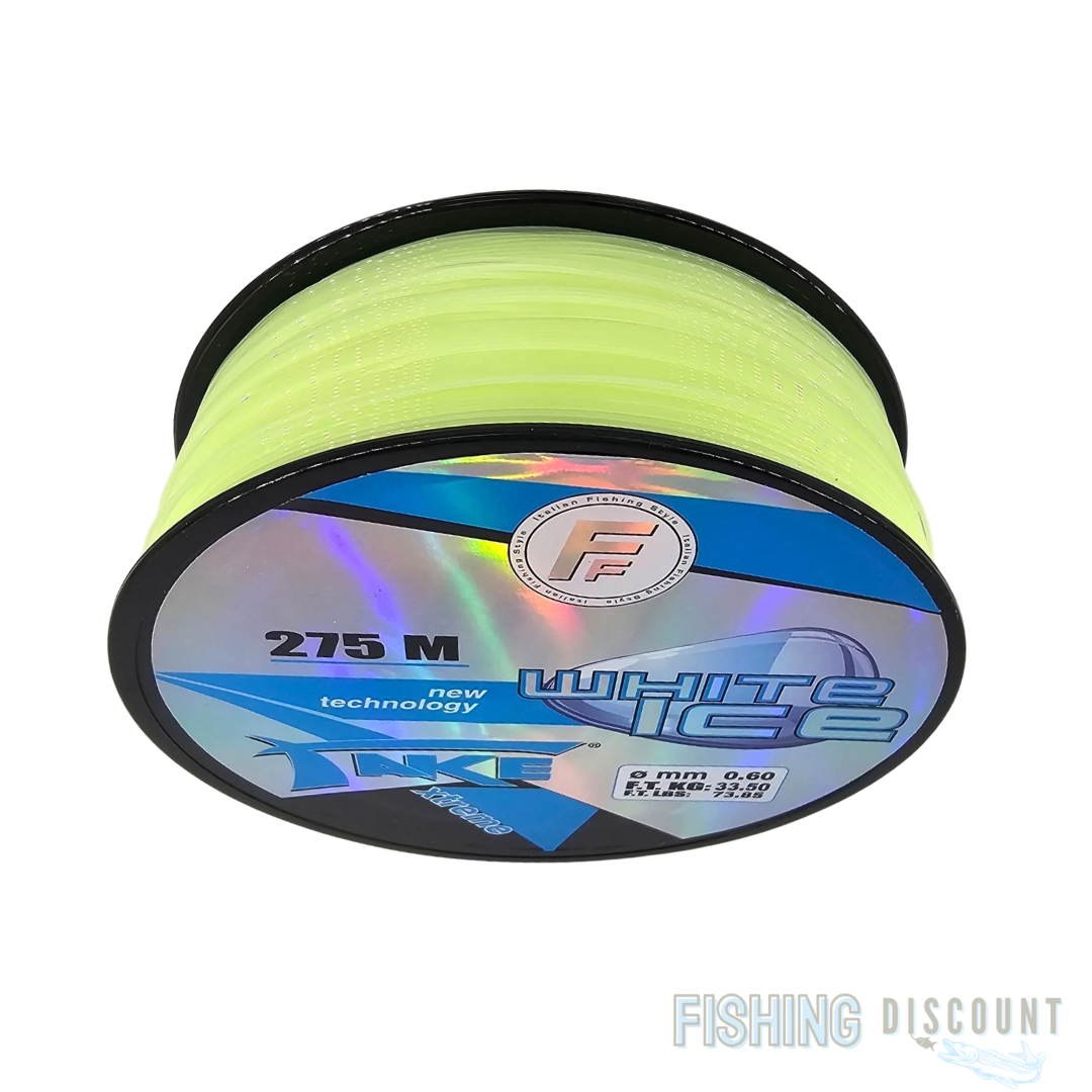 TAKE XTREME Angelschnur White Ice Monofile Schnur 275 m Clear UV-stabil