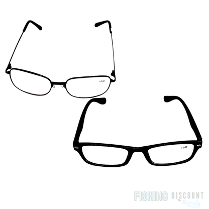 20x Lesebrille Lesehilfe +2,5 10x Kunststoff 10x ohne Federung schwarz unisex