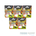 50 - 100 Stück Kamatsu Method Feeder Haken Vorfachhaken Set – Mit Pelletring