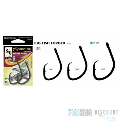 2 Stück | Kamatsu Wels Haken Big Fish BLN – Größe 8/0 Circle Hooks
