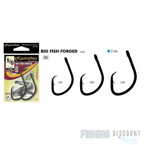 2 Stück | Kamatsu Wels Haken Big Fish BLN – Größe 8/0 Circle Hooks