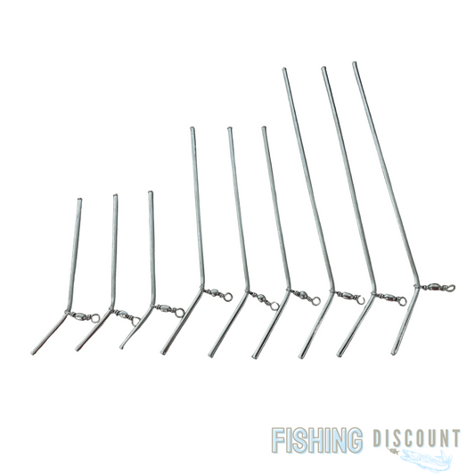 5-10x Metall Abstandshalter Anti-Tangle Feeder Boom – mit Wirbel