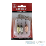 3x Forellen-Blinker – 2,5 g | 3 cm – Kunstköder in 3 Farben für Forelle & Barsch