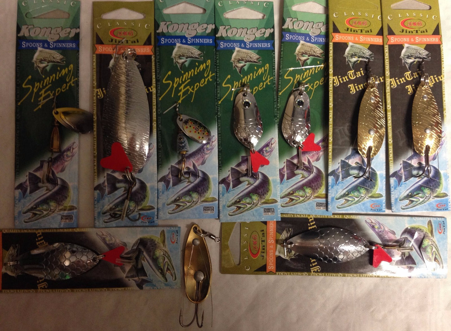 Blinker & Spinner Kunstköder | 10-30 Raubfisch Köder Set