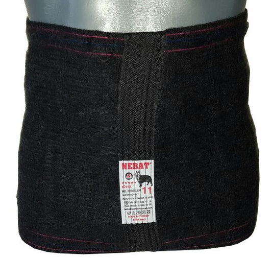 S-3XL Bandage Dicke  Wärmer Rückenbandage Nierenwärmer Rückenwärmer  Grau