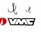 VMC Raubfischhaken Angelhaken Meeresdrilling, Drilling Größen 12 bis 5/0 Bronze