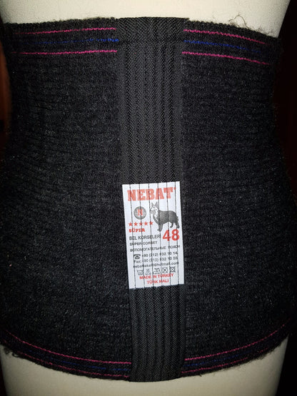 S-3XL Bandage Dicke  Wärmer Rückenbandage Nierenwärmer Rückenwärmer  Grau