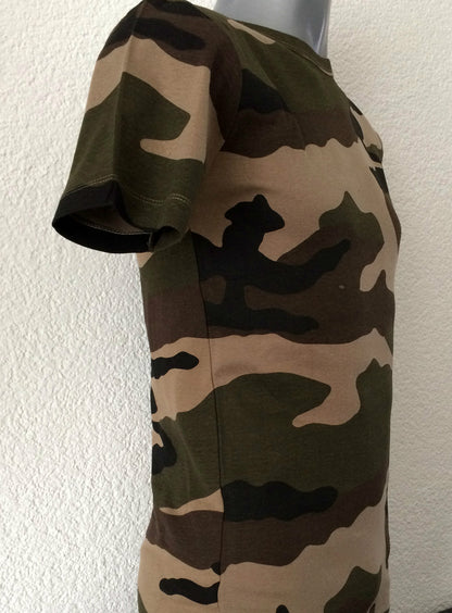 ORIGINAL Army Bw Style T-Shirt MARMINI Flecktarn  Angeln Outdoor  Gr.M Neu