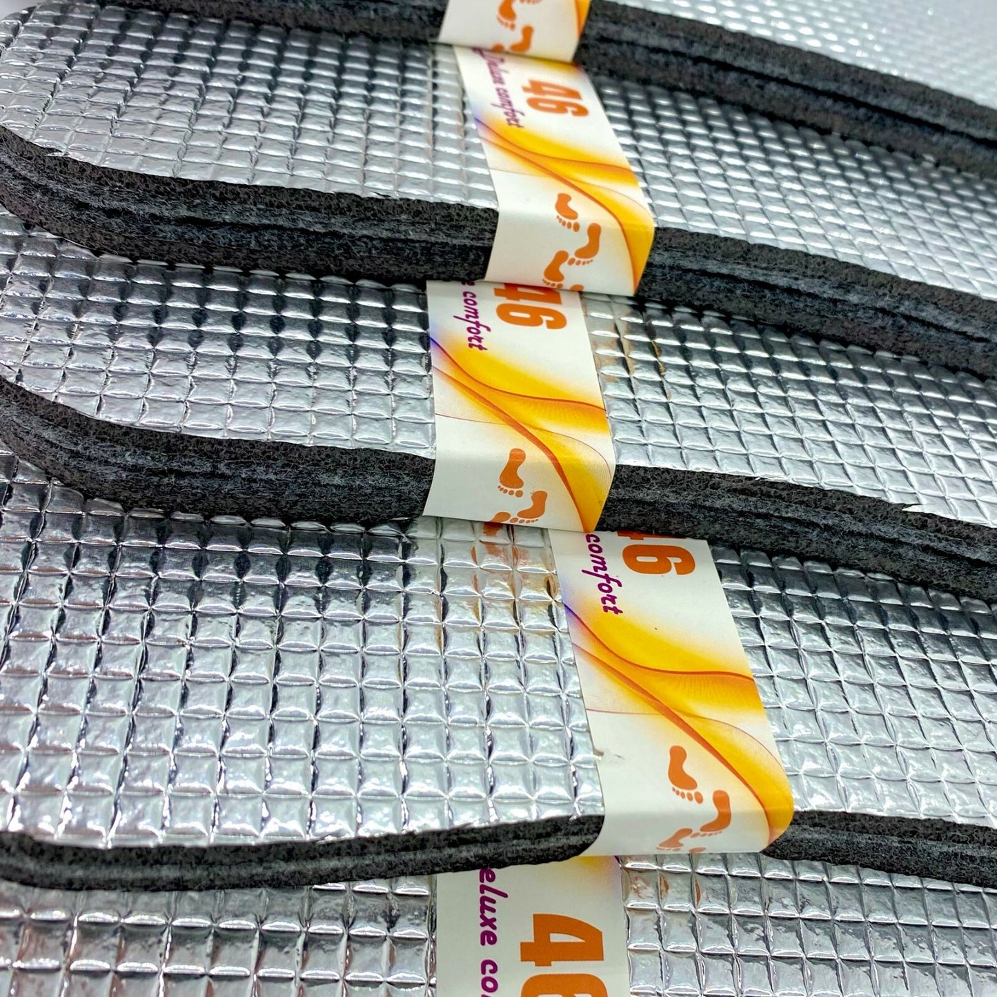 1 Paar ALU Thermo isolierende Sohlen Einlegesohlen Schuheinlage