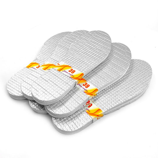 1-10x ALU Thermo Sohlen isolierende Einlegesohlen Schuheinlage 36-46