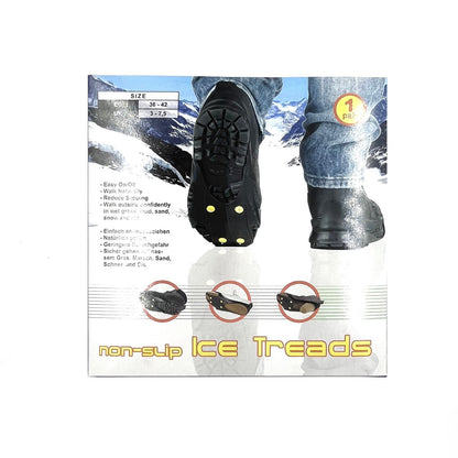 Anti-Rutsch Spikes Schuhe Schuhspikes Eiskrallen Schuhkrallen Gleitschutz 43-46
