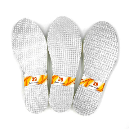 1x ALU Thermo isolierende Sohlen Einlegesohlen Schuheinlage