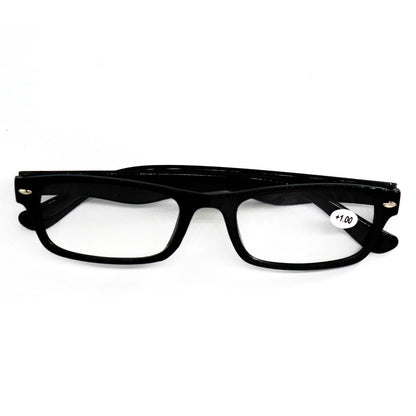 10 x Lesebrille Lesehilfe +4,0 Unisex Moderne Brille ohne Federung u. Kunststoff
